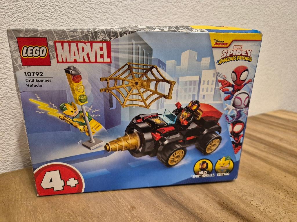 Lego Marvel 10792 Drilboorvoertuig Miles Morales en Electro, Lego, Lego, Nieuw, Ophalen of Verzenden