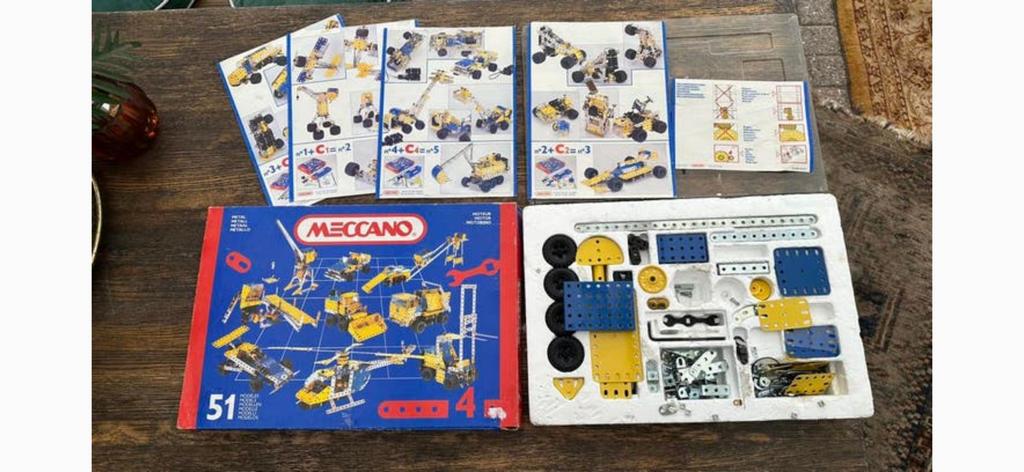 Meccano doos bijna compleet., Ophalen of Verzenden, Zo goed als nieuw