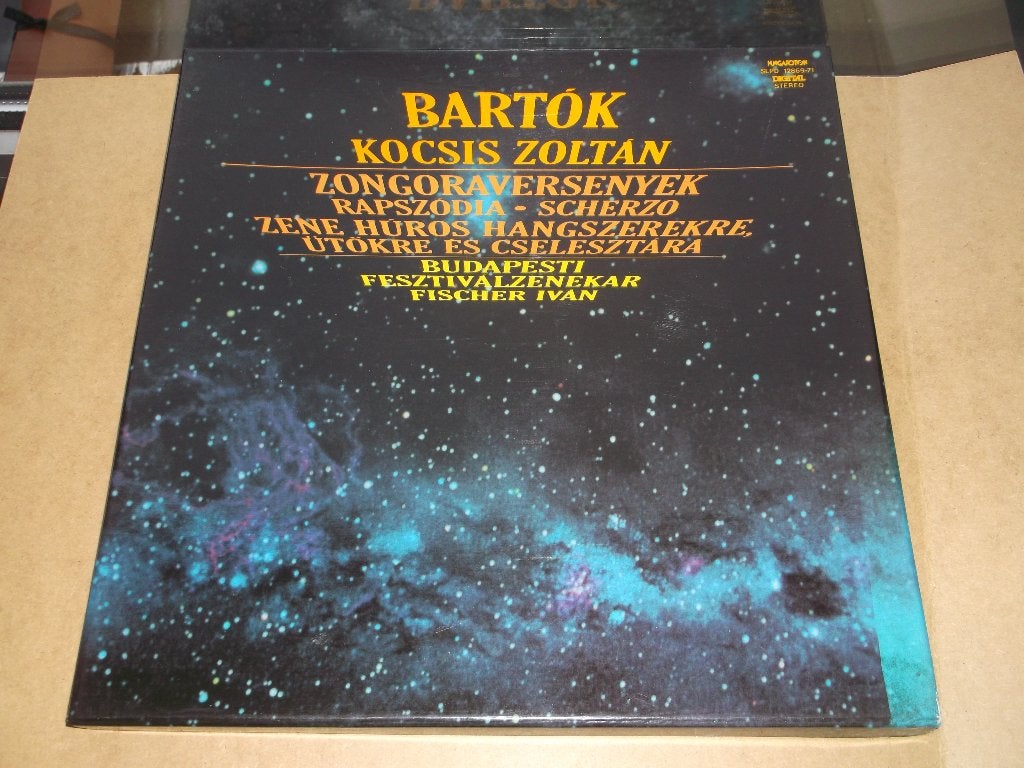 Bela Bartok~Kocsis Zoltan~Ivan Fischer~piano-werken~3LP, Cd's en Dvd's, Vinyl | Klassiek, Ophalen of Verzenden, Zo goed als nieuw