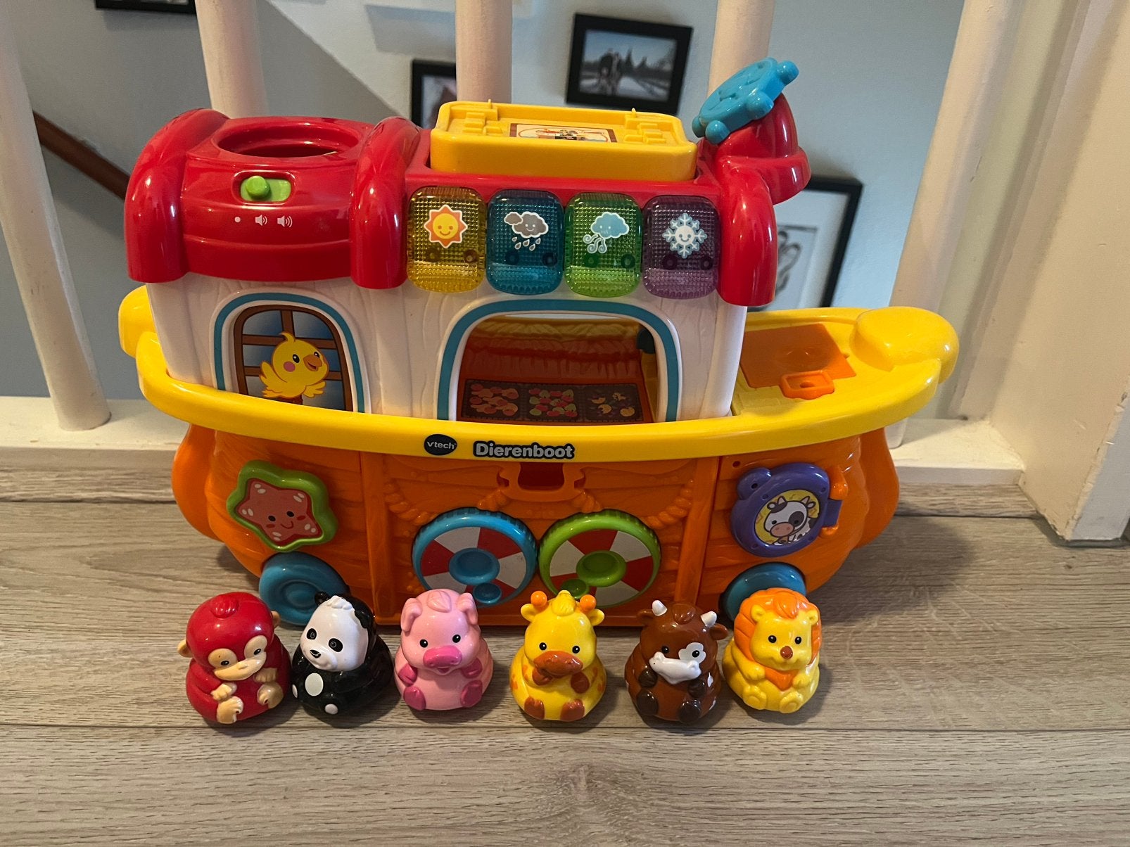 V-Tech Dierenboot, Ophalen, Gebruikt