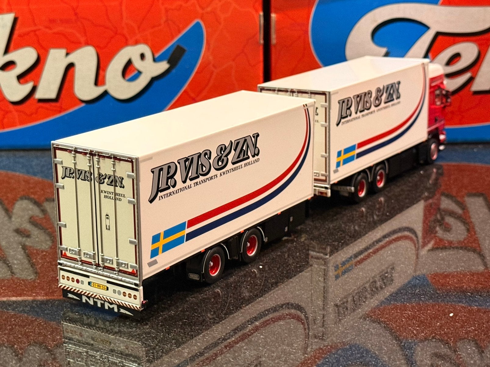 WSI - Scania Streamline JP. Vis combi, Ophalen of Verzenden, Zo goed als nieuw, Bus of Vrachtwagen, Wsi