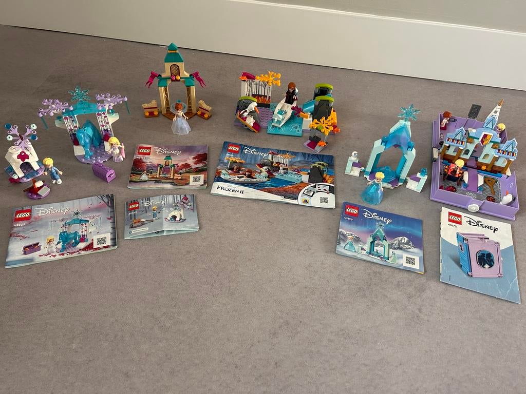 Lego Frozen 6 sets met Elsa, Anna, Olaf en Kristof, Ophalen of Verzenden