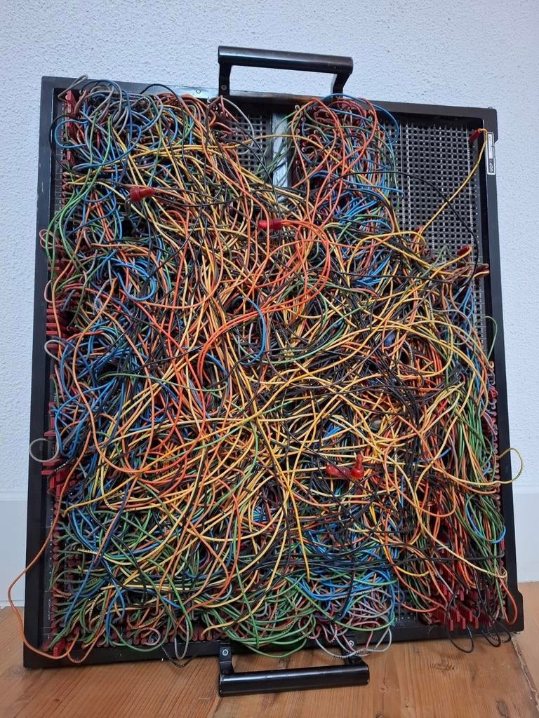 Computer Vintage Plugbord Univac Circa 1960, Computers en Software, Monitoren, 60 Hz of minder, Overige typen, Onbekend, Ophalen of Verzenden