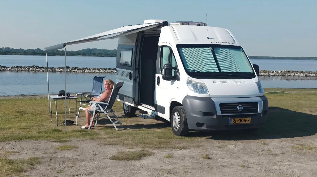 Fiat Ducato PolyGone 540 buscamper, Caravans en Kamperen, Campers, Buscamper of Camperbus, Fiat, Vloeistofverwarming, Treinzit