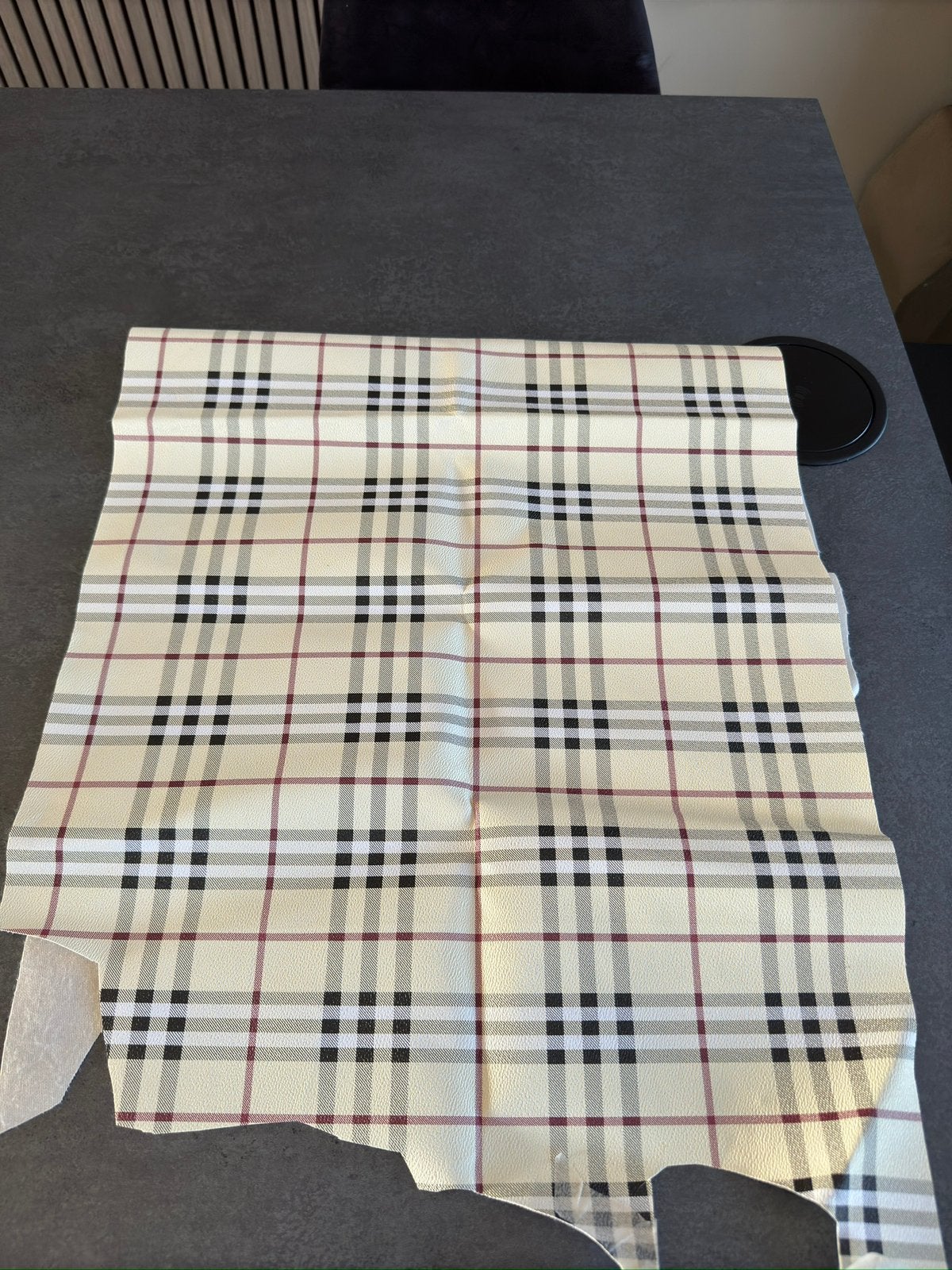 BB kunstleer - Leder - 50cm - 58cm, Huis en Inrichting, -, -, Ophalen of Verzenden, Zo goed als nieuw