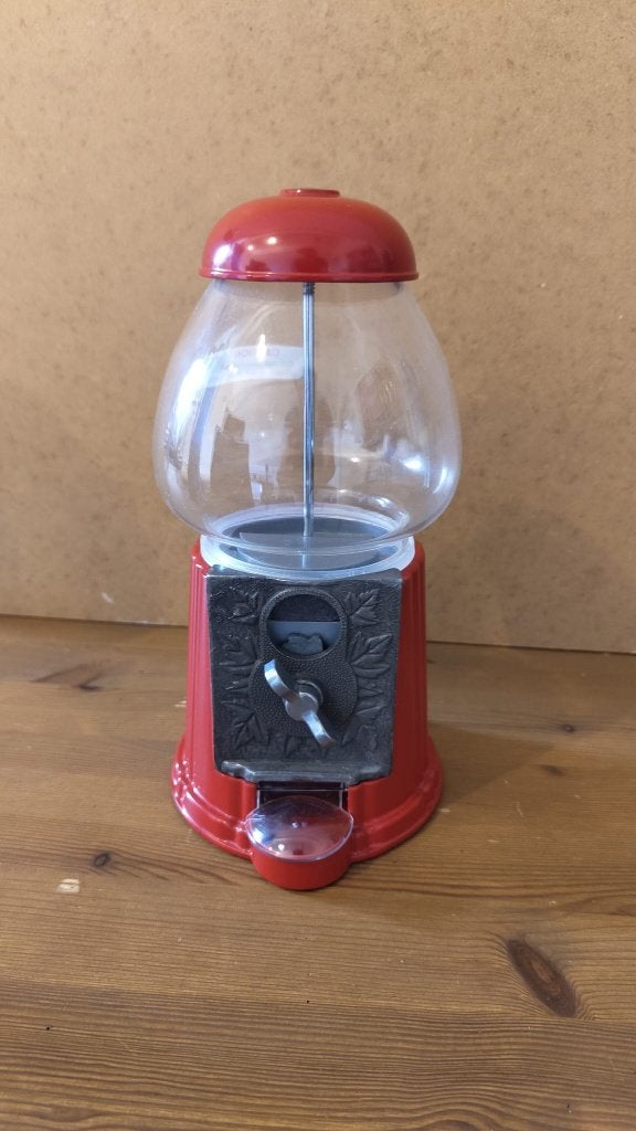 Balvi Kauwgomballen automaat - 23cm metaal - ex-demo, Contact@balvi.com, Vintage, Verzenden, Balvi Gifts