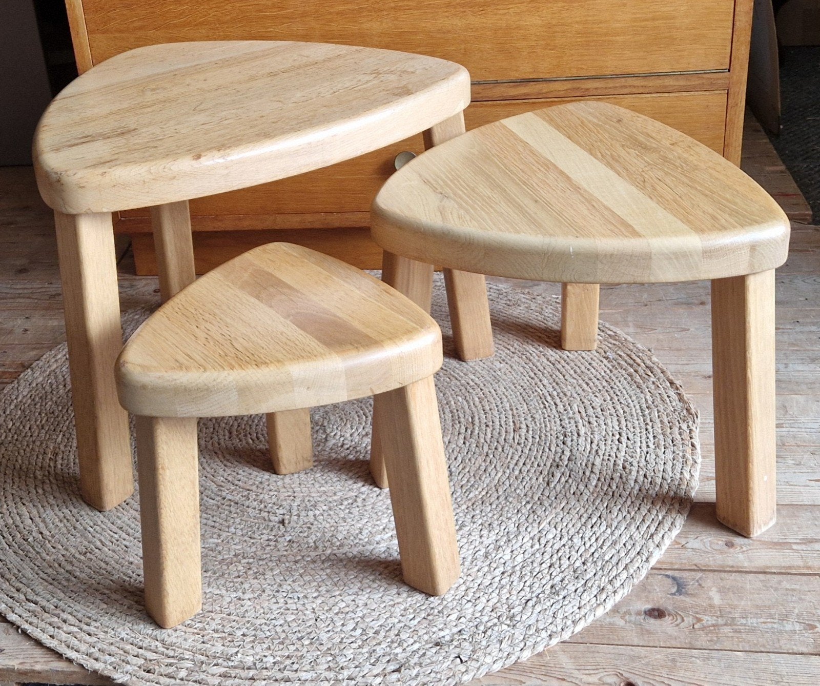 vintage brutalist miniset/retro nestling, Ophalen, Huis en Inrichting