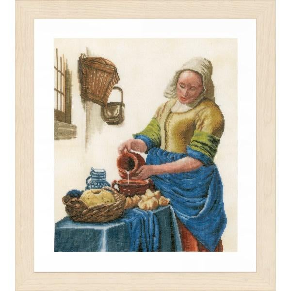 Borduurpakket Het melkmeisje pn0168604, Geen, Geen, Nieuw, Ophalen of Verzenden