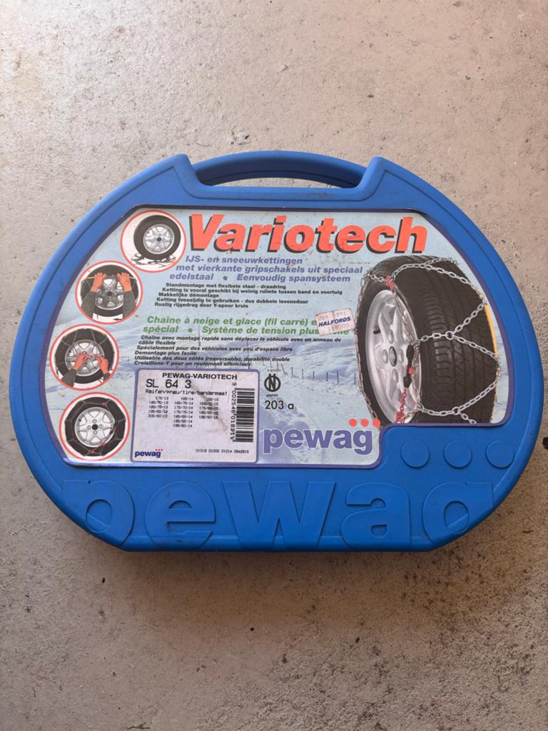 Pewag SL64-3 VarioTech Sneeuwkettingen - 1x gebruikt, Auto diversen, Sneeuwkettingen, Ophalen, Zo goed als nieuw