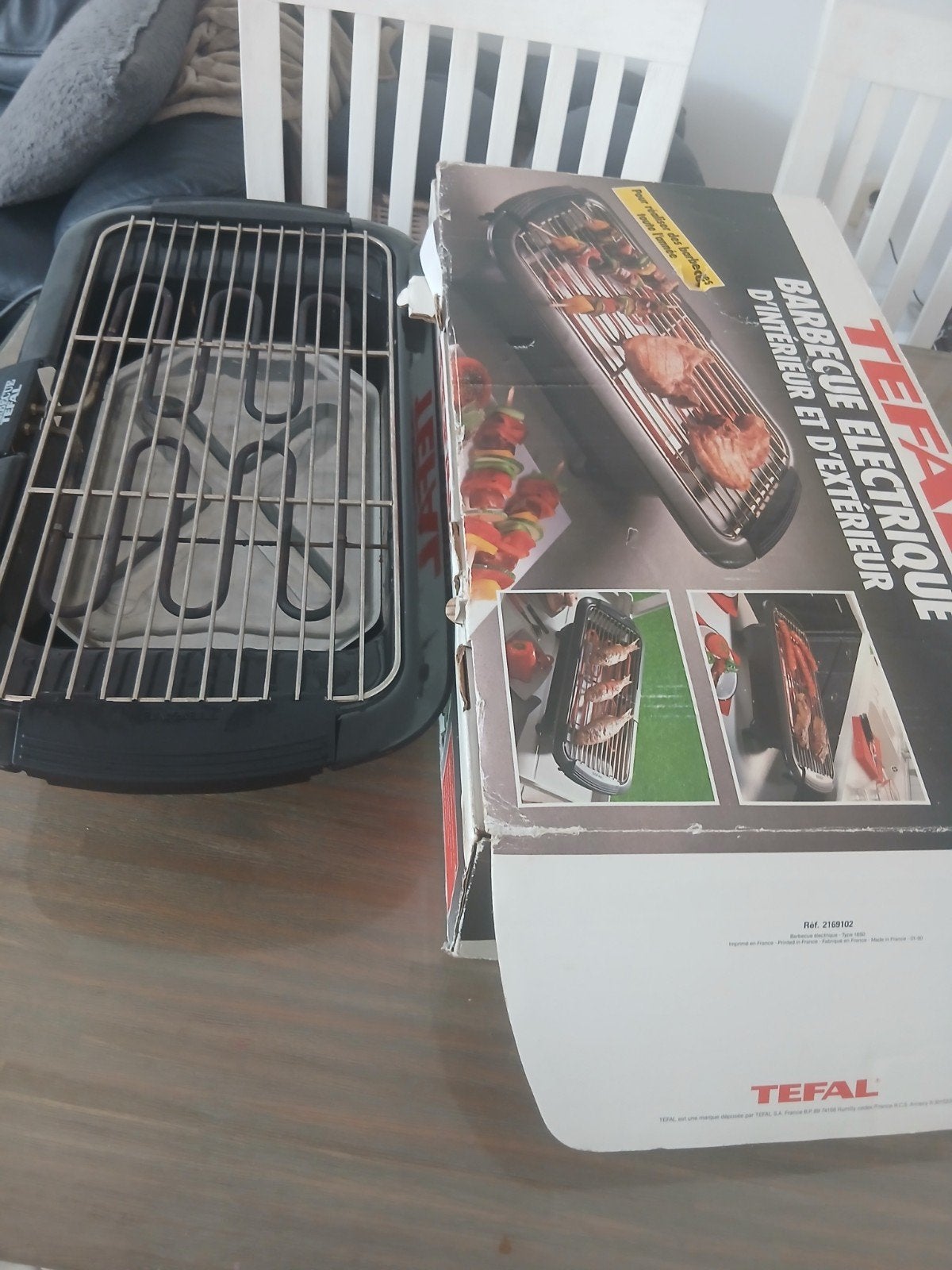 Tefal Elektrische Barbecue Defect, Ophalen of Verzenden, Gebruikt, Tefal