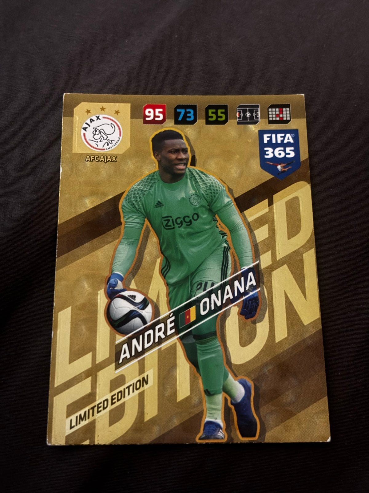 André Onana FIFA 365 Limited Edition Spelerskaart Ajax, Ophalen of Verzenden, Zo goed als nieuw, Ajax, Spelerskaart