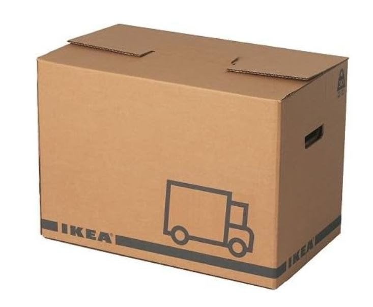 IKEA  verhuisdoos, Ophalen, Opvouwbaar, Minder dan 50 cm, 50 cm of meer