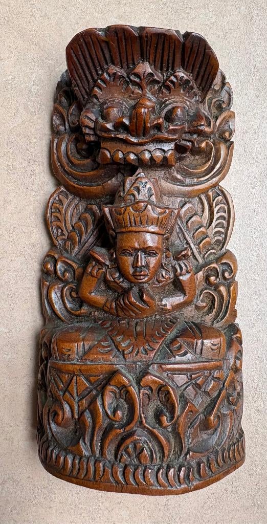 Prachtig houtsnijwerk uit Bali, Ophalen of Verzenden