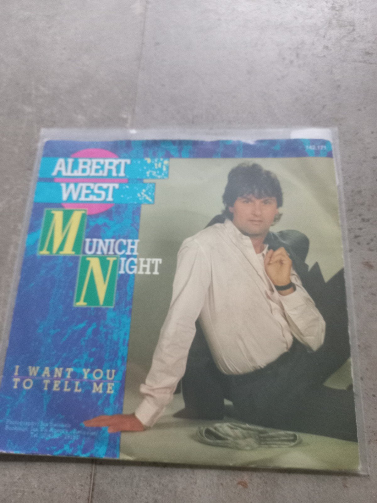 Albert West - Munich Night / I Want You To Tell Me, Ophalen of Verzenden, Gebruikt, Pop
