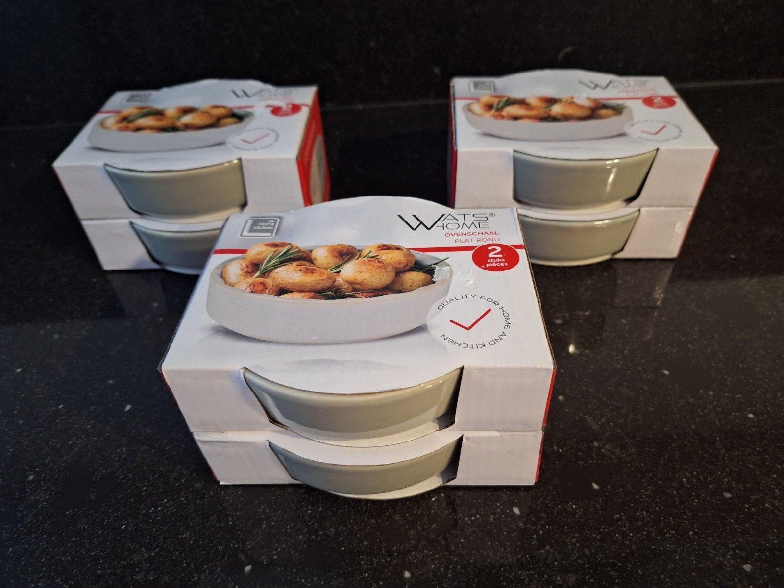 6 stuks ovenschaaltjes Watshome NIEUW, Ophalen of Verzenden, Nieuw, Glas, Overige stijlen