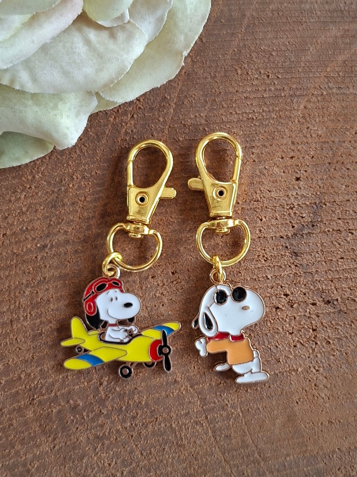 sleutelhangers Snoopy 2 stuks, Ophalen of Verzenden, Nieuw, Knuffel of Figuurtje