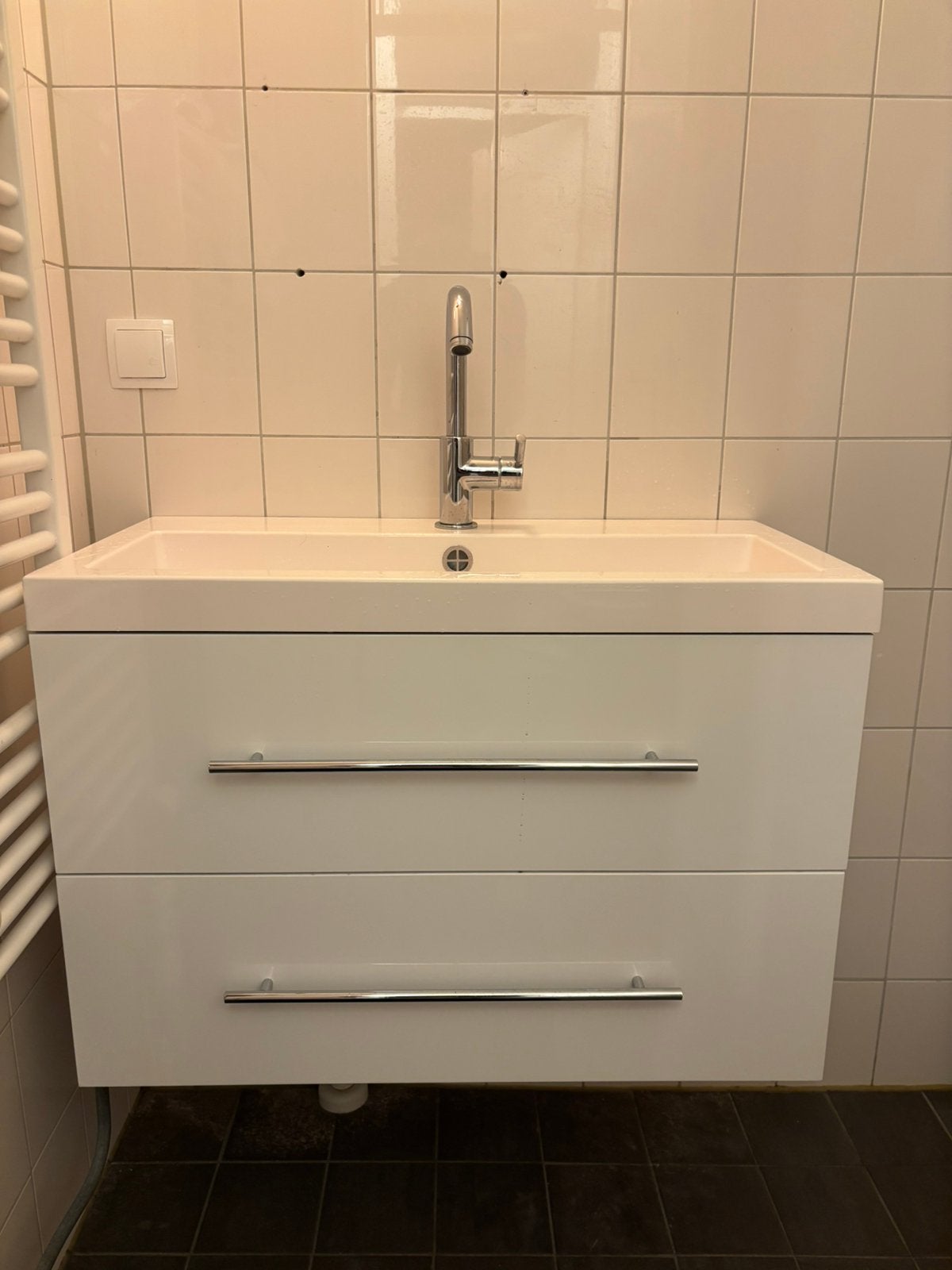 Badmeubel 80 x 40 x 55, Gebruikt, Minder dan 100 cm, Wastafelkast, 25 tot 50 cm