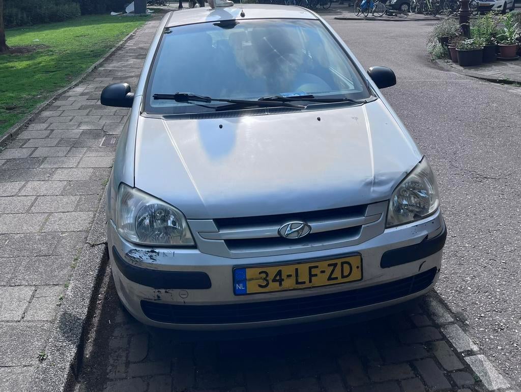 Hyundai Getz 1.1 5DRS 2002 Grijs 187000 km must go snm, Ophalen of Verzenden, Hyundai