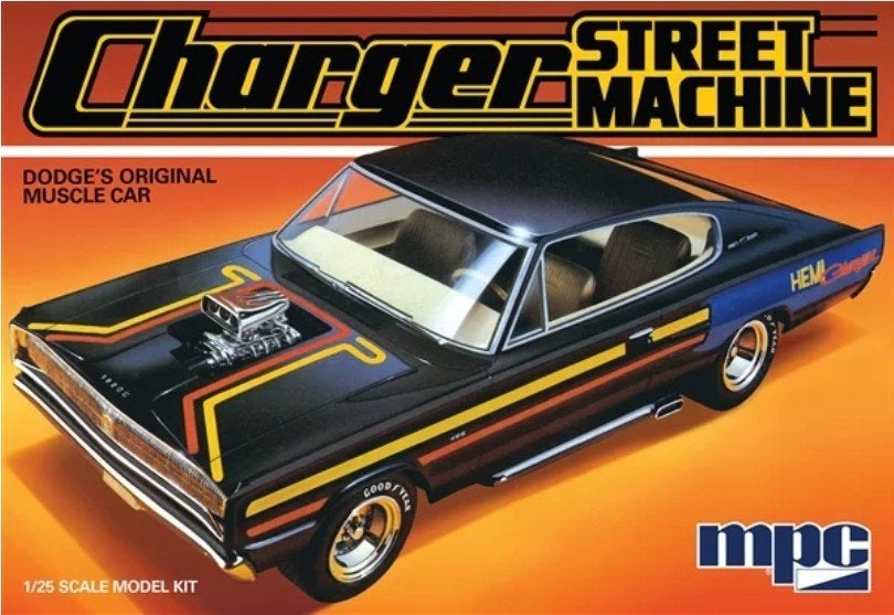Bouwdoos 1967 Dodge Charger street machine MPC, Hobby en Vrije tijd, Modelbouw | Auto's en Voertuigen, Overige merken, Auto, Groter dan 1:32