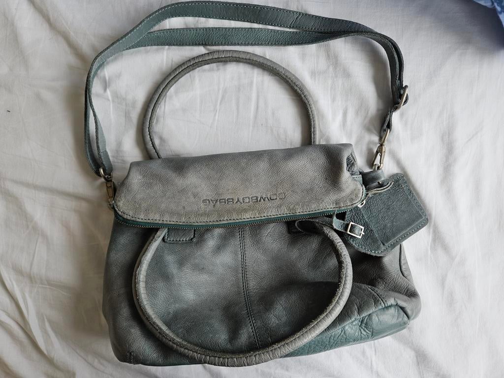 Cowboysbag, Ophalen, Gebruikt, Groen, Handtas
