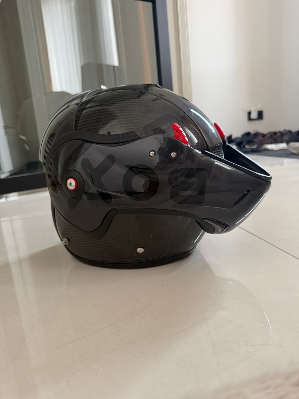 Boxxer Carbon RO9 Helm, Ophalen, Tweedehands, Systeemhelm, Overige merken