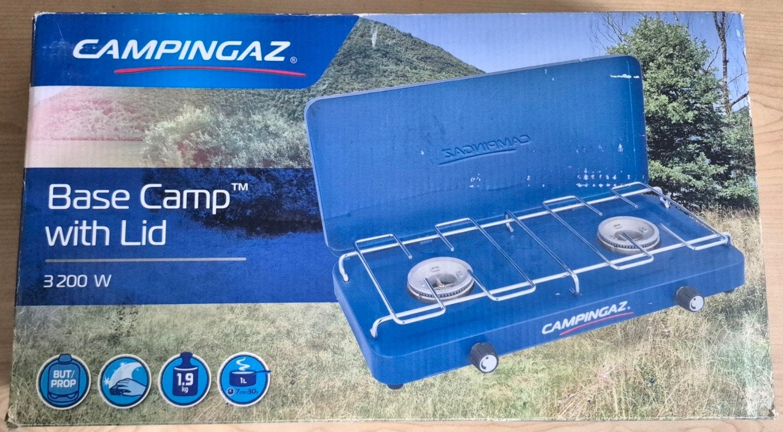 Campingaz 2 pits gastoestel ., Ophalen, Zo goed als nieuw