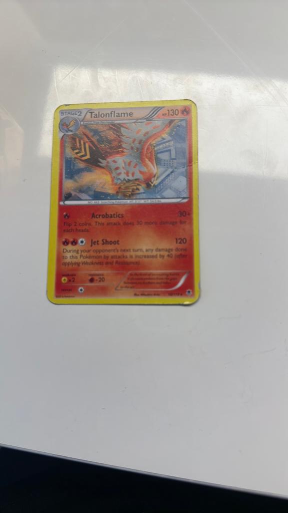 Pokémon Kaarten: Talonflame, Eevee, Wormadam (Foil), Ophalen of Verzenden, Gebruikt, Meerdere kaarten, Foil