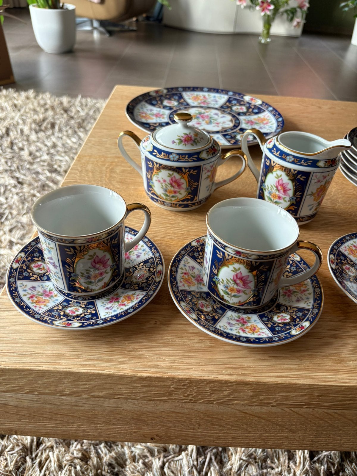 Prachtig Imari koffie-/theeservies, Antiek en Kunst, Ophalen of Verzenden