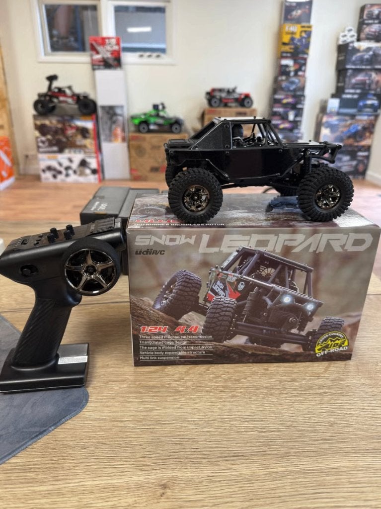 UDI R/C Crawler Snow Leopard 1/24 3 versnellingen!, Hobby en Vrije tijd, ., Auto offroad, Nieuw, .