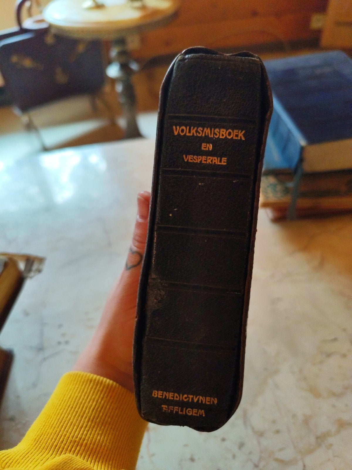 Antiek Volksmisboek en Vesperale - Abdij Affligem, Ophalen, Benedictijnen Abdij Affligem