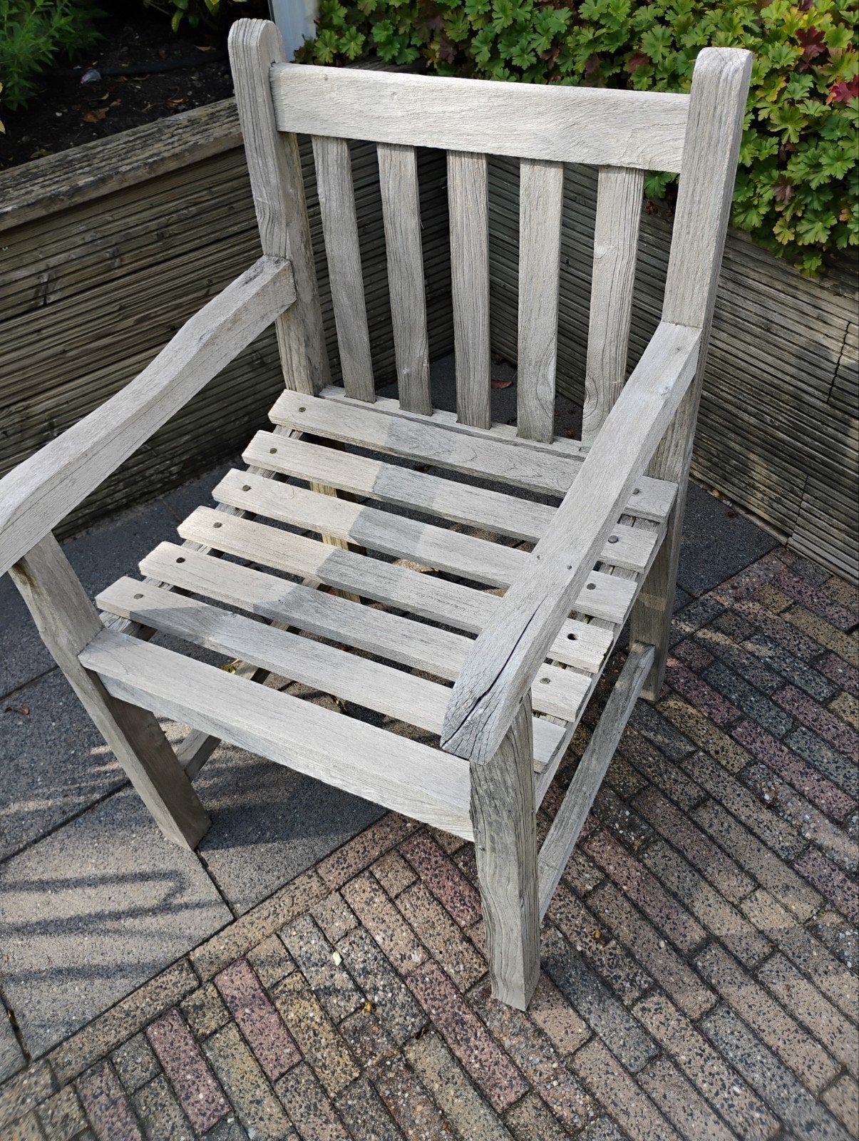 Tuinstoel gratis, Ophalen, Gebruikt, Hout