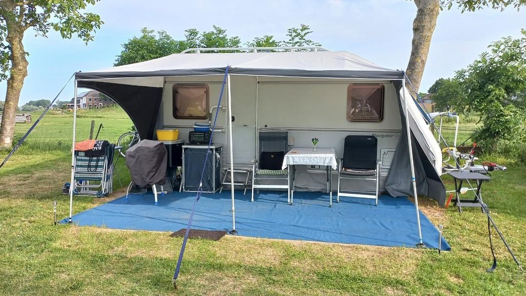 Luifel met omloopmaat 8, Caravans en Kamperen, Voortenten en Luifels, Ophalen, Zo goed als nieuw, Dorema