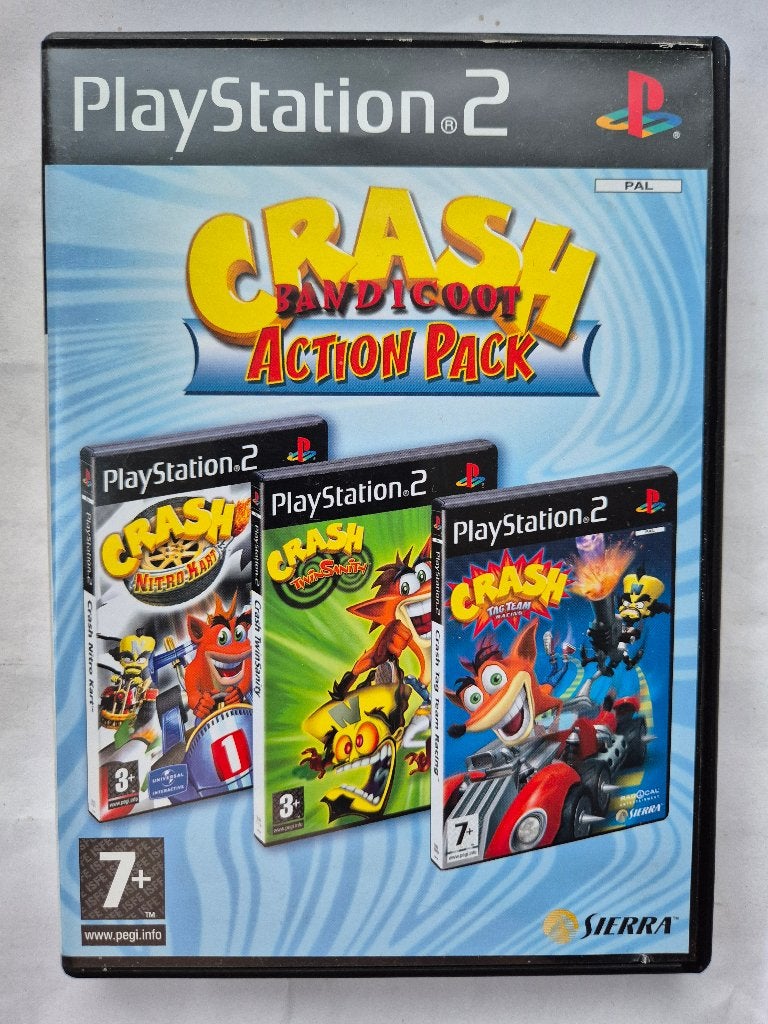 CRASH action pack, Gebruikt, 1 speler, Racen en Vliegen, Ophalen of Verzenden