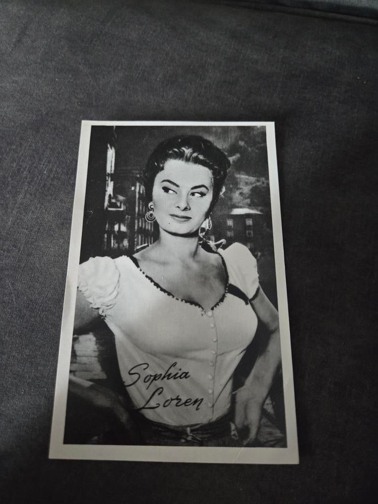 Sophia Loren, Verzenden, Zo goed als nieuw, Film, Foto of Kaart