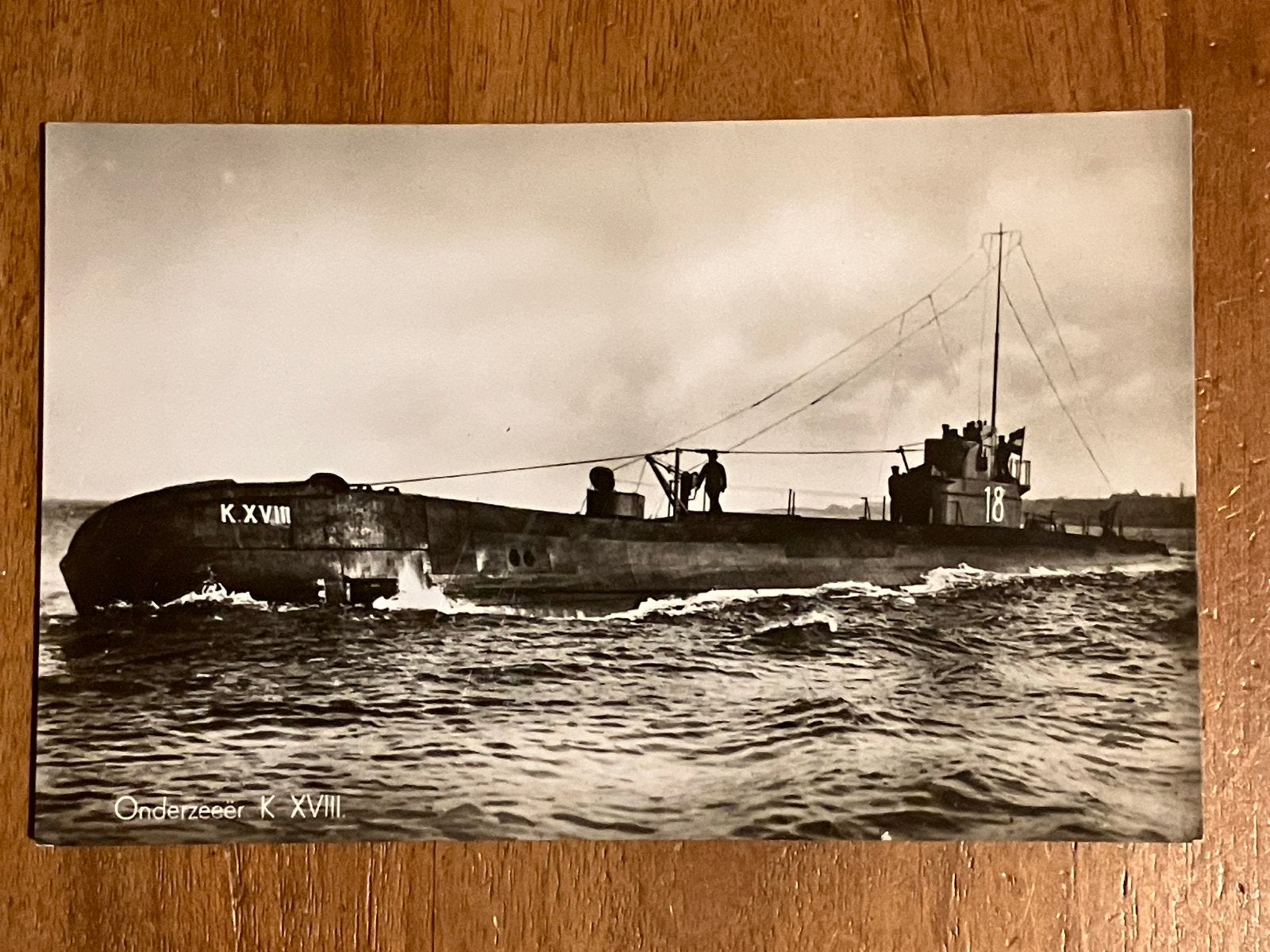 Onderzeeboot / Duikboot K XVIII, Ophalen of Verzenden, Marine, Nederland, Foto of Poster