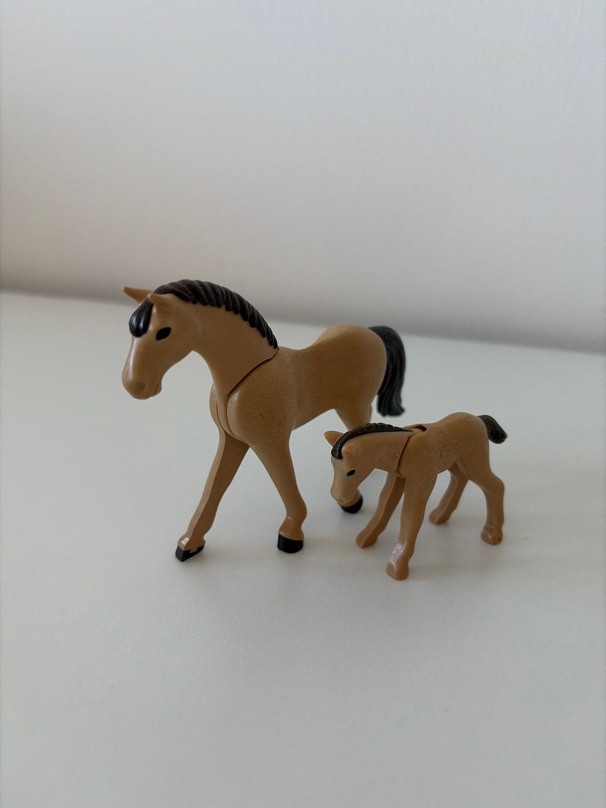 Playmobil paard met veulen, Ophalen of Verzenden, Gebruikt