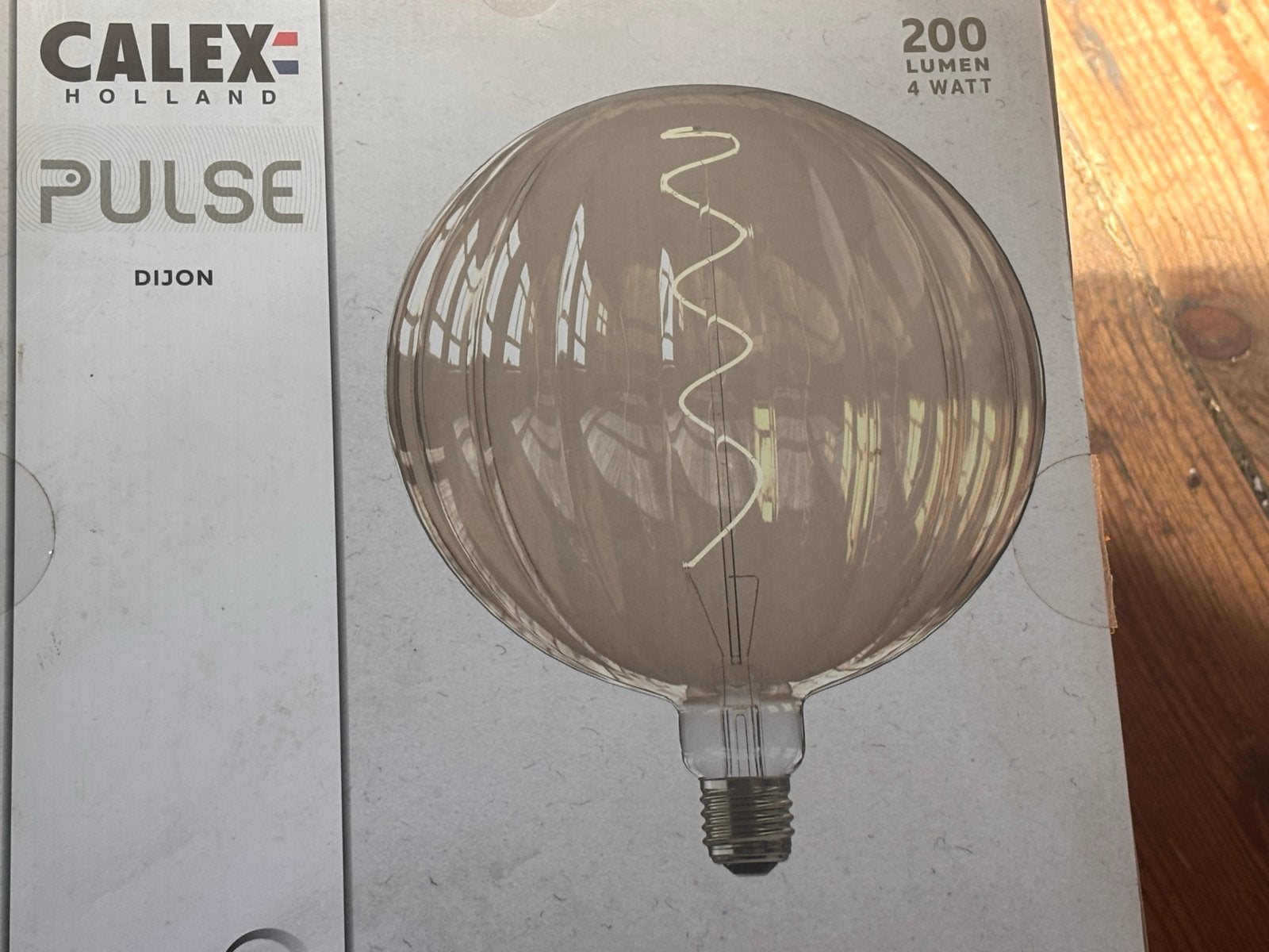 Grote bolvormige sierlamp Calex Pulse Dijon E27, dimbaar, Led-lamp, Dimbaar, Minder dan 10 watt, Nieuw