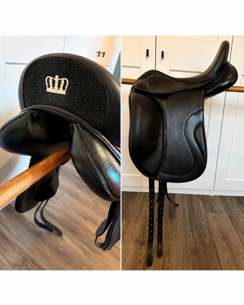 Kingsley D4 Stardust zadel 17,5 inch, Dieren en Toebehoren, Ophalen, Zo goed als nieuw, Dressuur