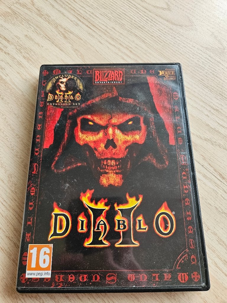 Diablo II + Lord of Destruction Expansion (PC CD-ROM), Spelcomputers en Games, Gebruikt, 1 speler, Ophalen of Verzenden, Role Playing Game (Rpg)