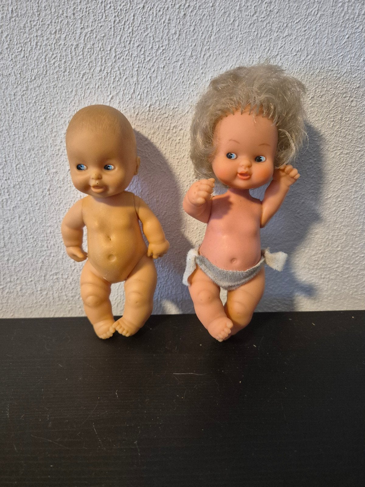 Vintage Famosa babypoppen - set van 2, Kinderen en Baby's, Ophalen of Verzenden, Gebruikt, Babypop