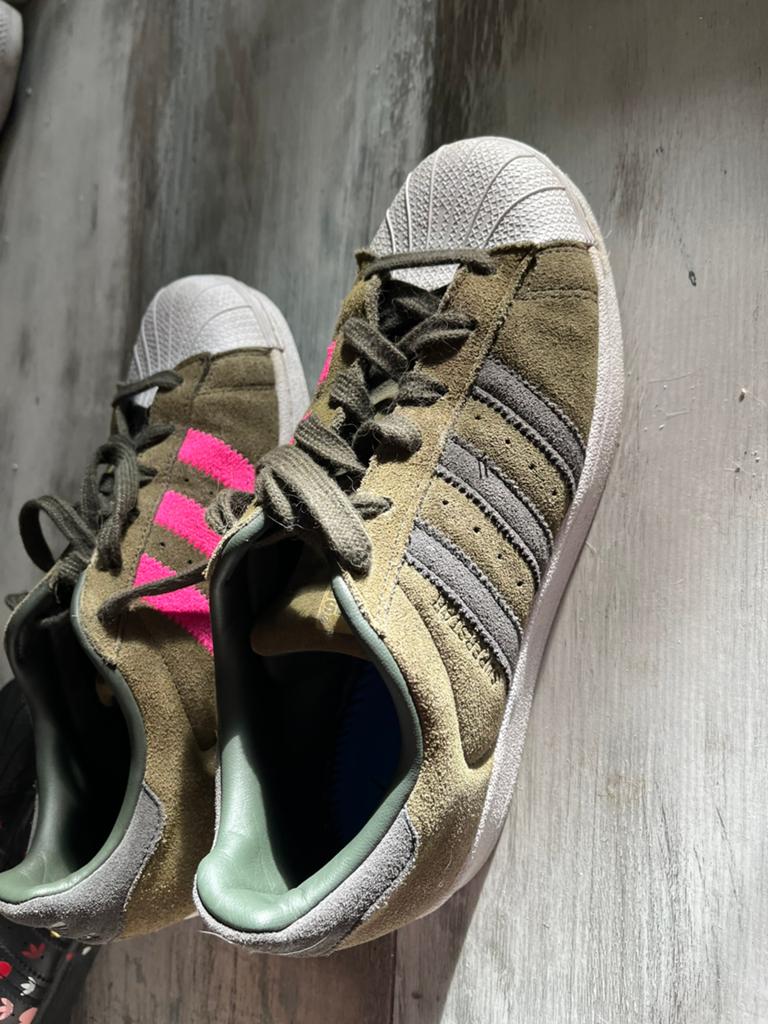 Adidas all star maat 39 1/3, Ophalen of Verzenden, Zo goed als nieuw, Groen, Sneakers of Gympen