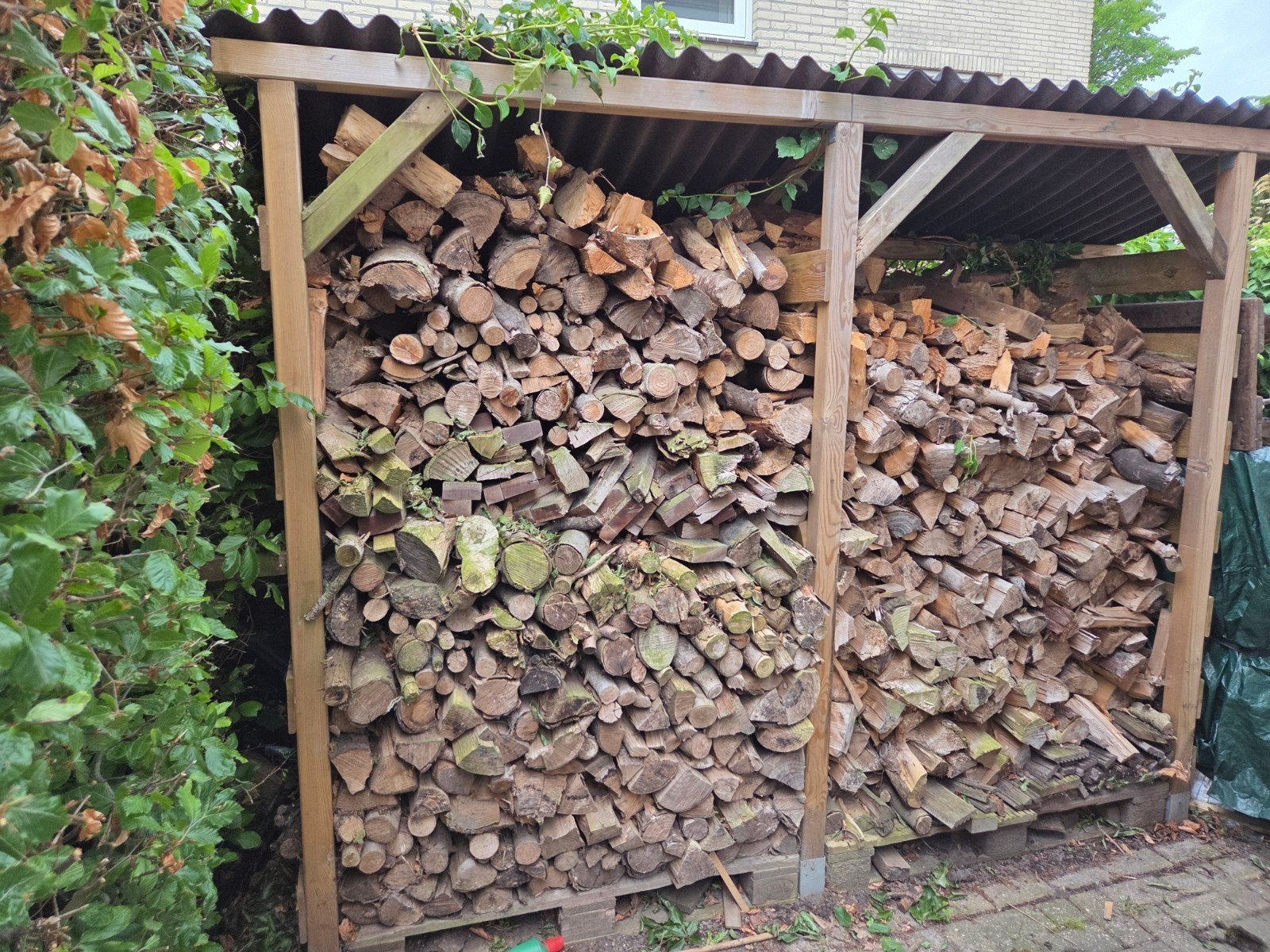 Gedroogd brandhout - +/- 3 kuub, Minder dan 3 m³, Ophalen