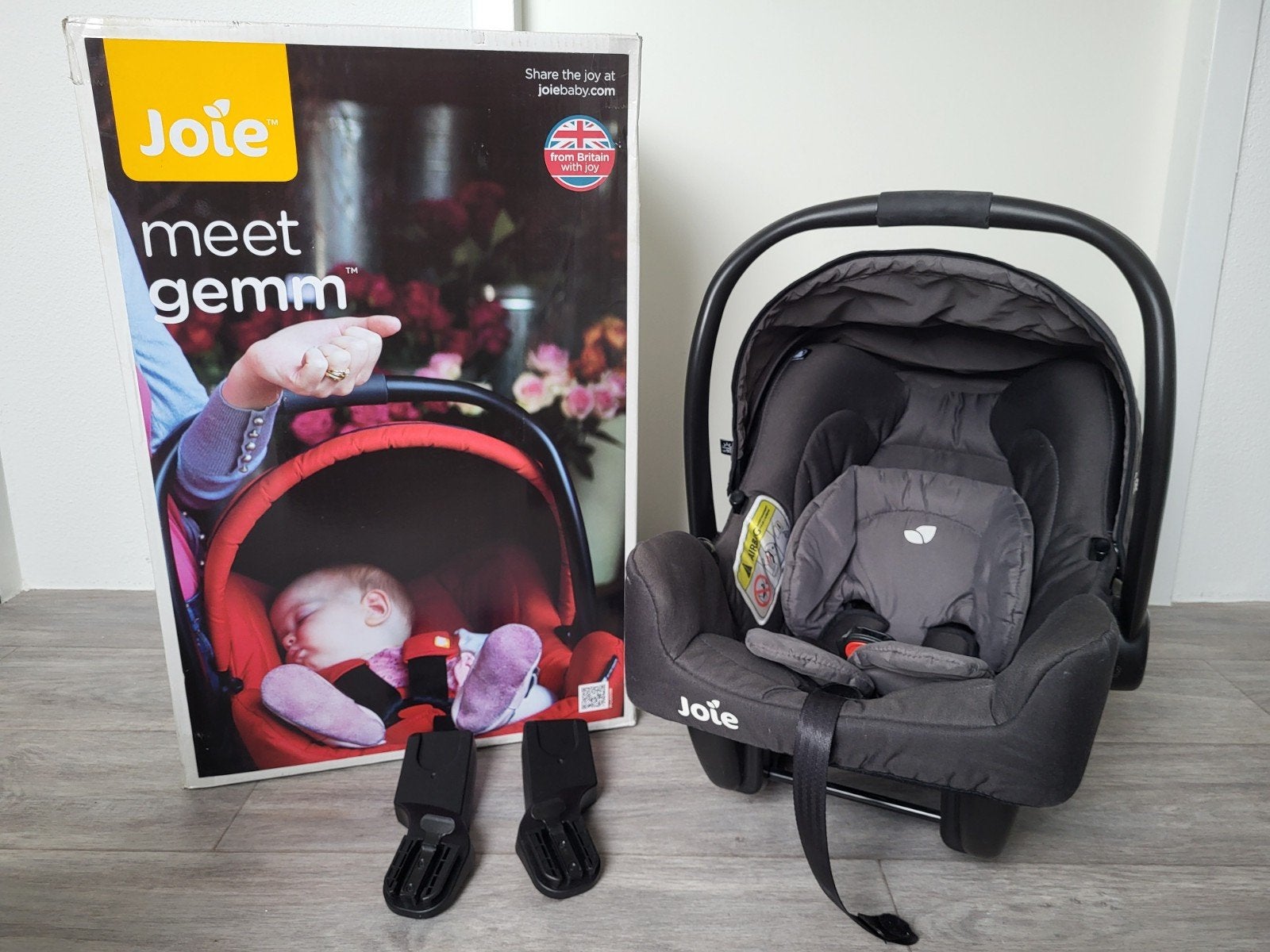 Joie Gemm autostoel maxi cosy met adapters inclusief doos, Overige merken, Autogordel, Ophalen of Verzenden, Zo goed als nieuw