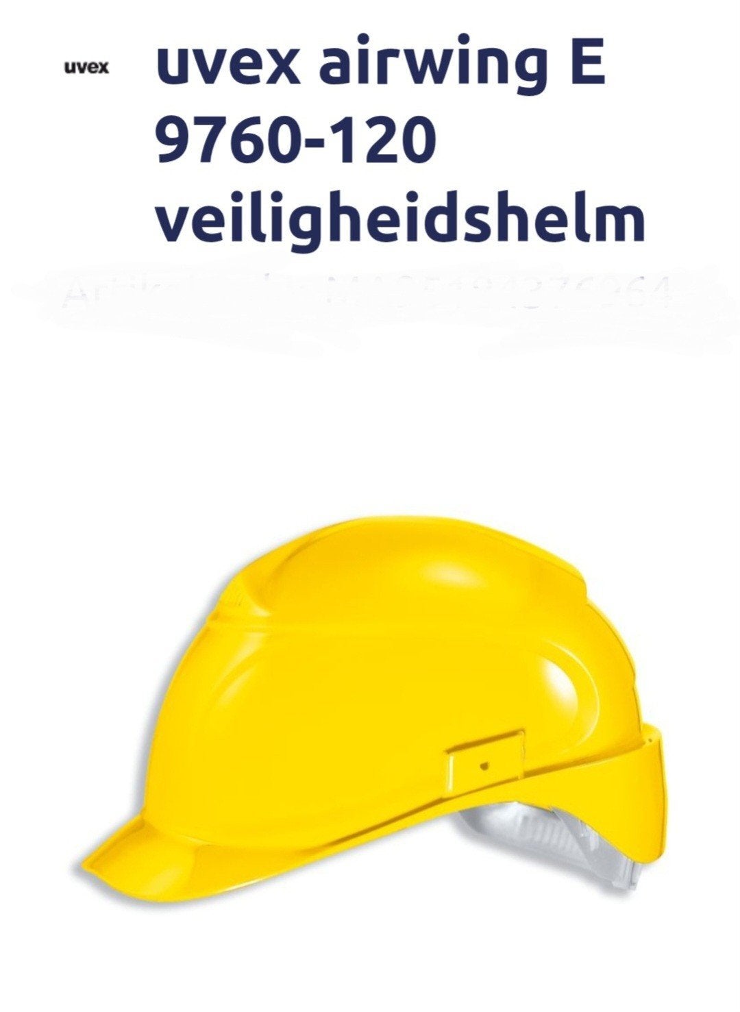Uvex Airwing E 9760-120 Veiligheidshelm, Ophalen of Verzenden, Nieuw