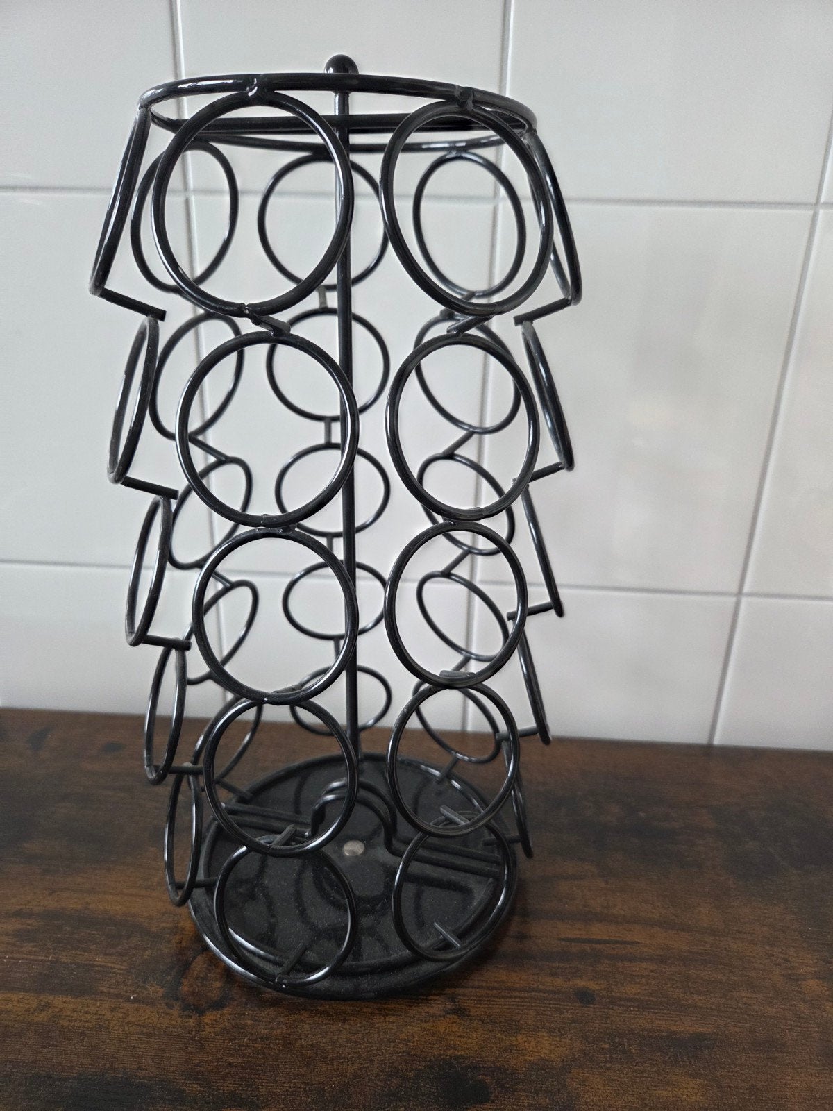 Nespresso Dolce Gusto  koffie Capsulehouder - Zwart Metaal, Ophalen of Verzenden, Zo goed als nieuw