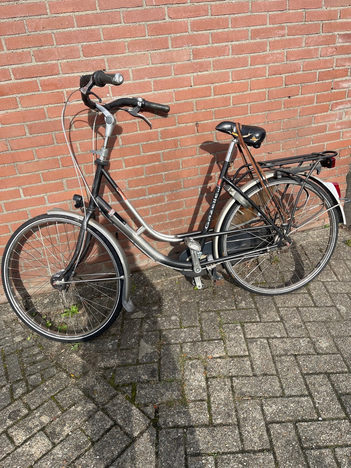 Oude Gazelle stationfiets laag aan de grond, Ophalen, Gebruikt, (Extra) lage instap, 50 tot 53 cm