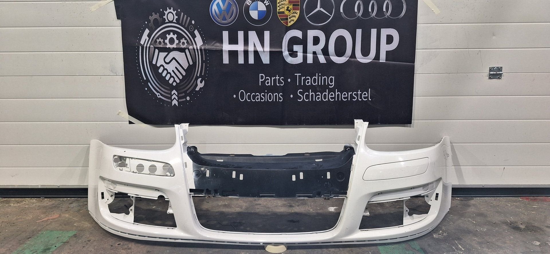 Originele VW Golf 5 (MK5) GT / Jetta Voorbumper Wit - 1K0807, Auto-onderdelen, Gebruikt, -, Voor, -