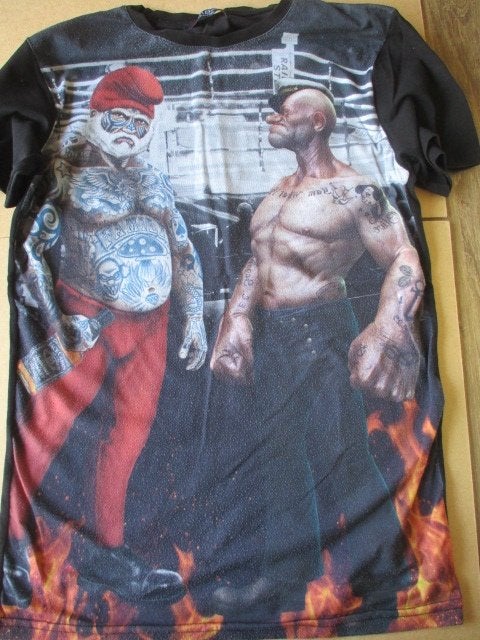 adv11007 popeye shirt 3, Ophalen, Overige figuren, Gebruikt, Kleding