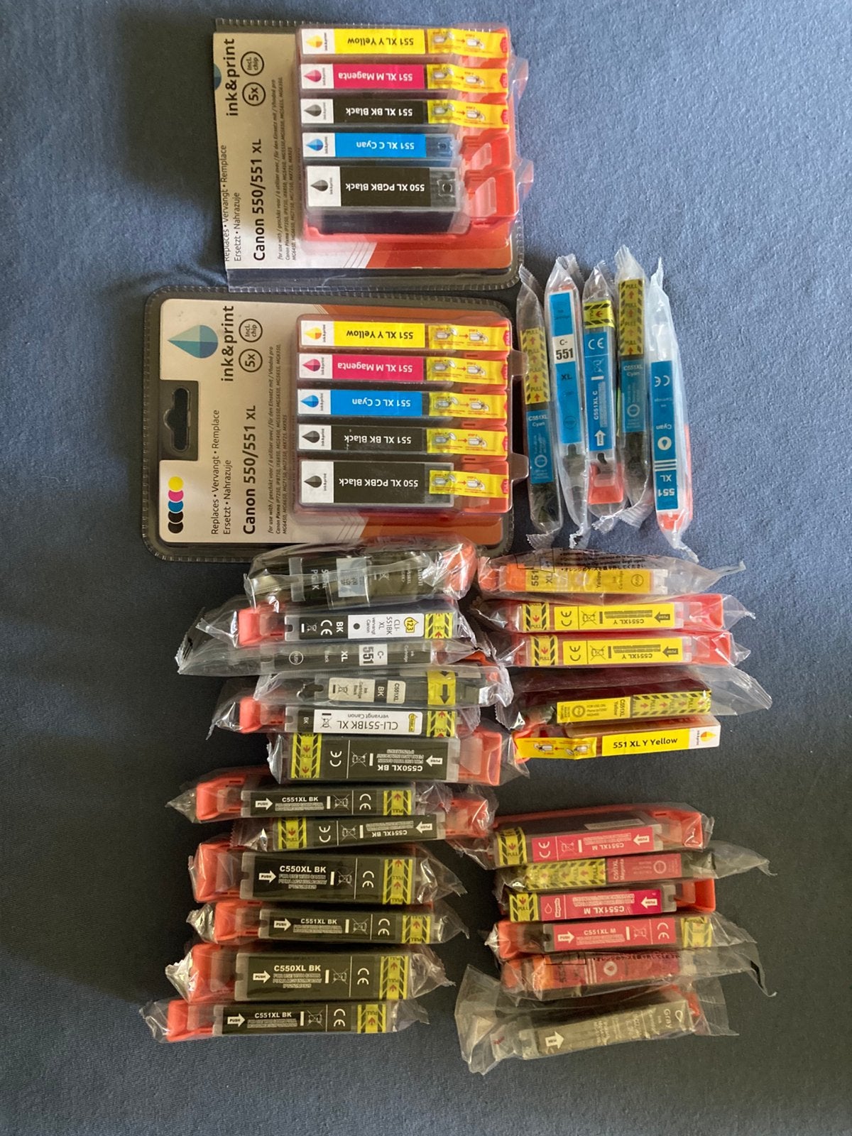 Canon cartridges 550 551, Ophalen of Verzenden, Zo goed als nieuw