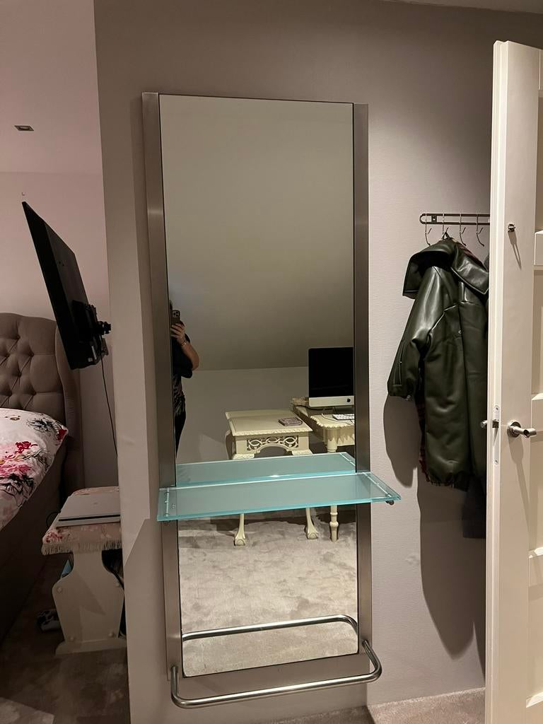 Kapperspiegel, Ophalen of Verzenden, Zo goed als nieuw, Minder dan 50 cm, Minder dan 100 cm